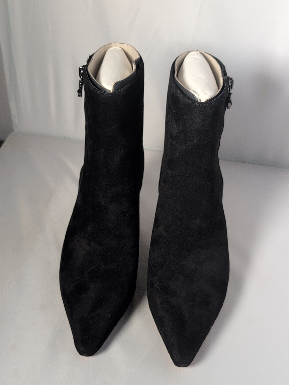 Kate Spade Black Suede Adele Ankle Bootie Size 9B - Picture 12 of 14